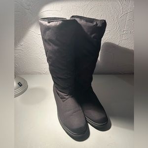 Toe Warmers Made in Canada Ladies Black Winter Boots Size -  9 1/2 W